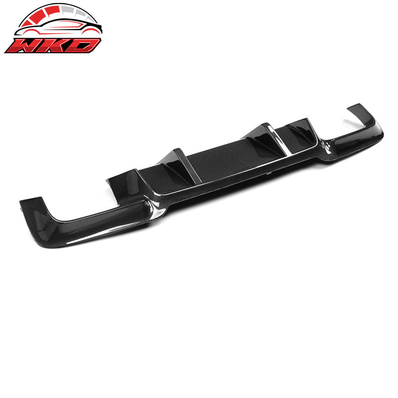 Fits 12-16 BMW 5 Series F10 M5 DTM Style Rear Bumper Diffuser Matte Carbon Fiber