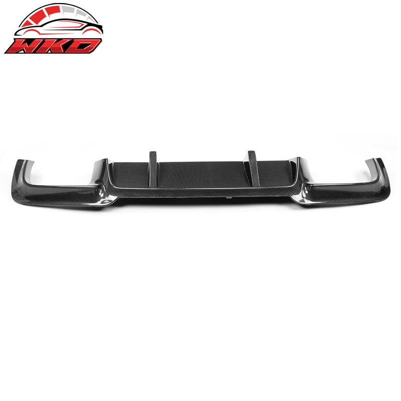 Fits 12-16 BMW 5 Series F10 M5 DTM Style Rear Bumper Diffuser Matte Carbon Fiber