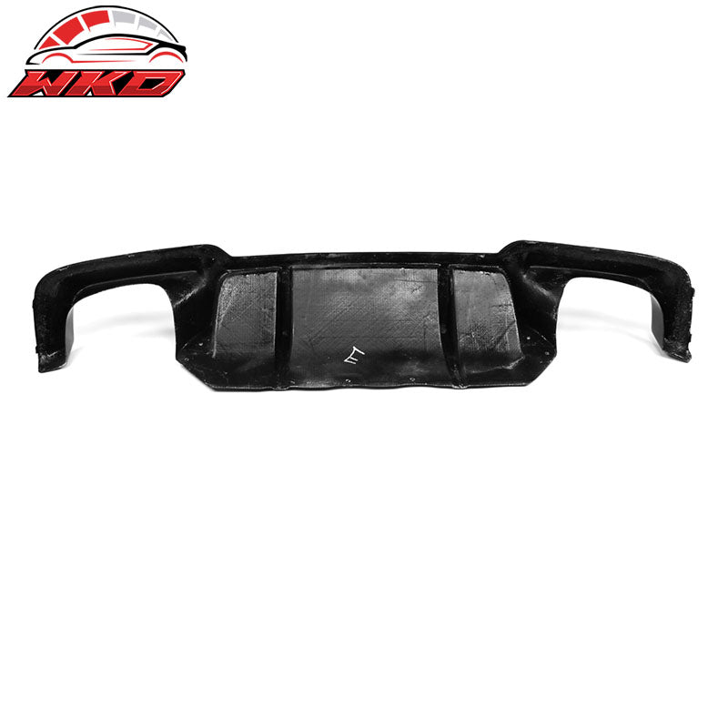 Fits 12-16 BMW 5 Series F10 M5 DTM Style Rear Bumper Diffuser Matte Carbon Fiber