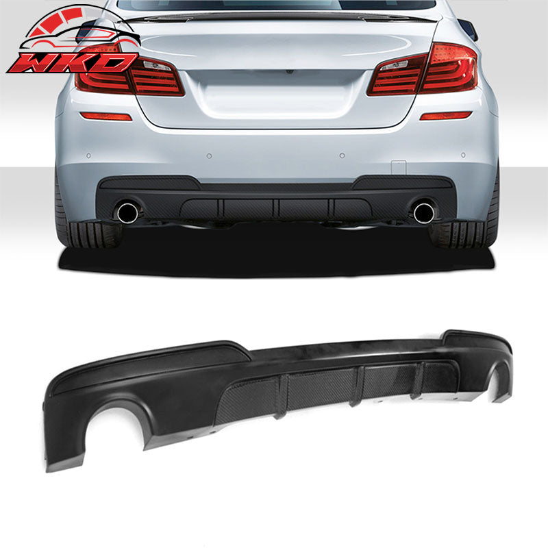 Fits 11-16 BMW F10 M Sport MP Rear Bumper Diffuser Carbon Fiber