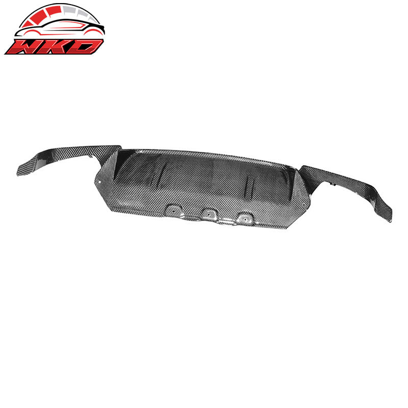 Fits 12-16 BMW F10 M5 5 Series OE Style Rear Bumper Diffuser Matte Carbon Fiber