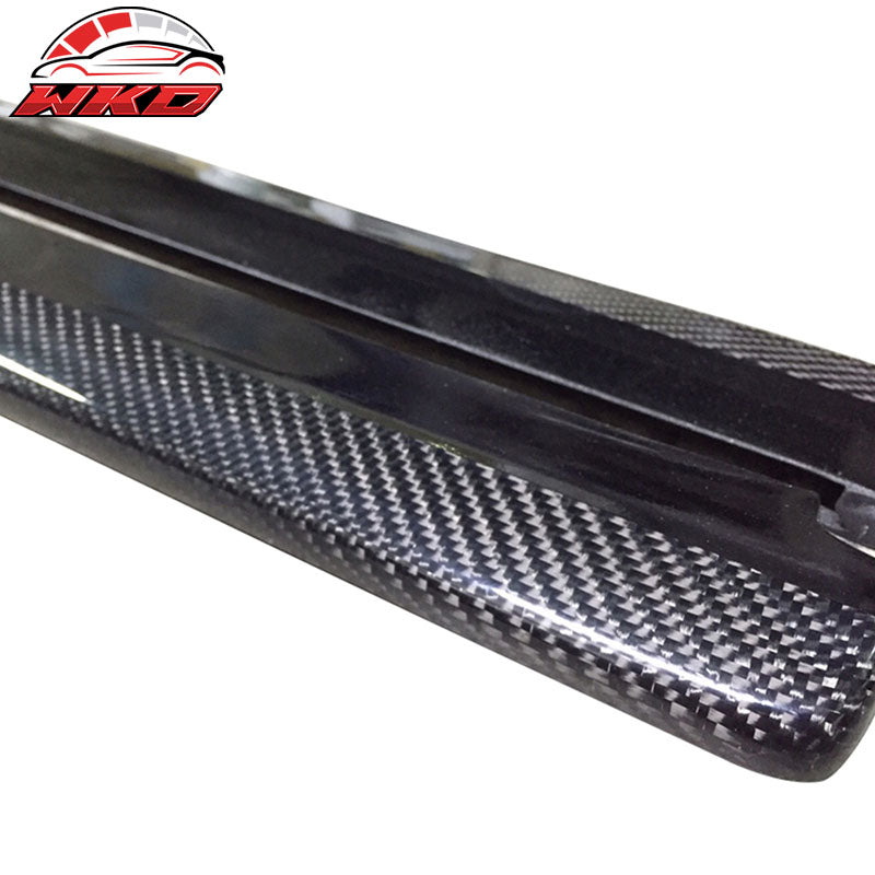 Fits 11-16 BMW F10 5-Series MT M Sport DP Style Side Skirts Matte Carbon Fiber