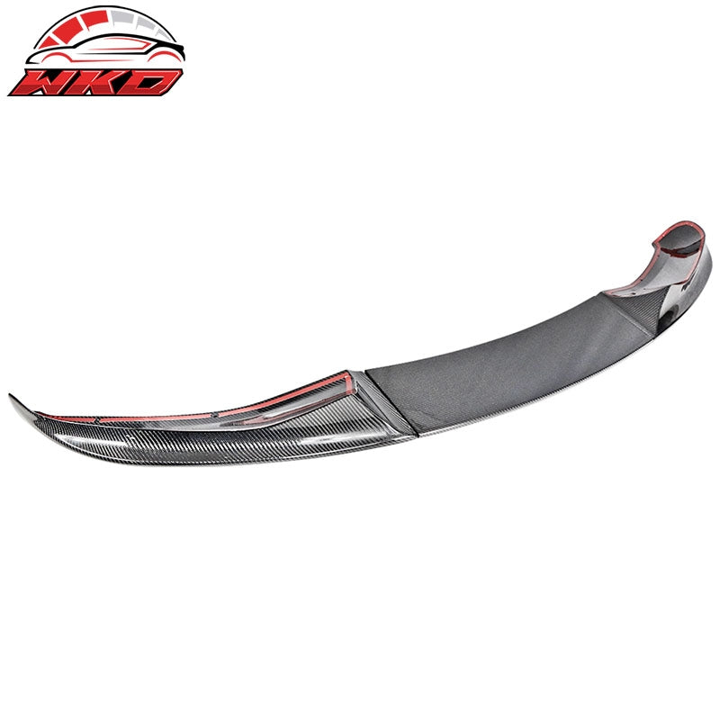Fits 14-18 BMW F15 X5 M Sport MP Style Matte Carbon Fiber Front Bumper Lip 3PCS