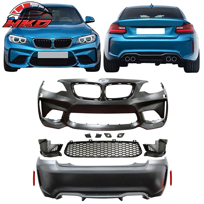 Wholesale 14-21 BMW F22 F23 2 Series M2 Style Front Rear Bumper Cover Replacement PP - Wikond Auto