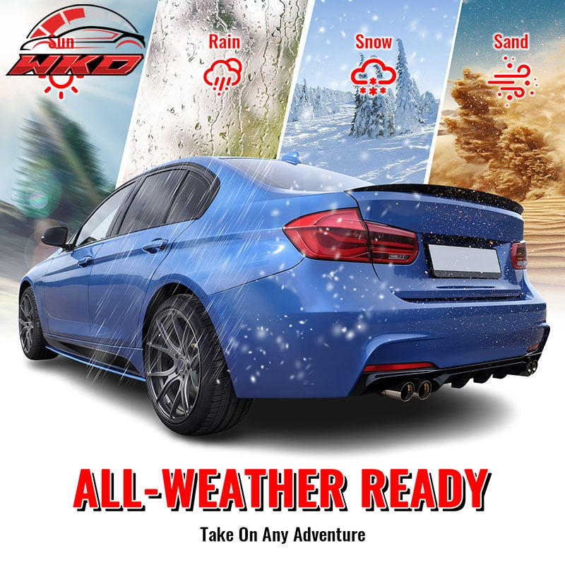 Wholesale 12-18 BMW F30 3 Series M Performance Style Rear Bumper Cover W/Diffuser PP - Wikond Auto