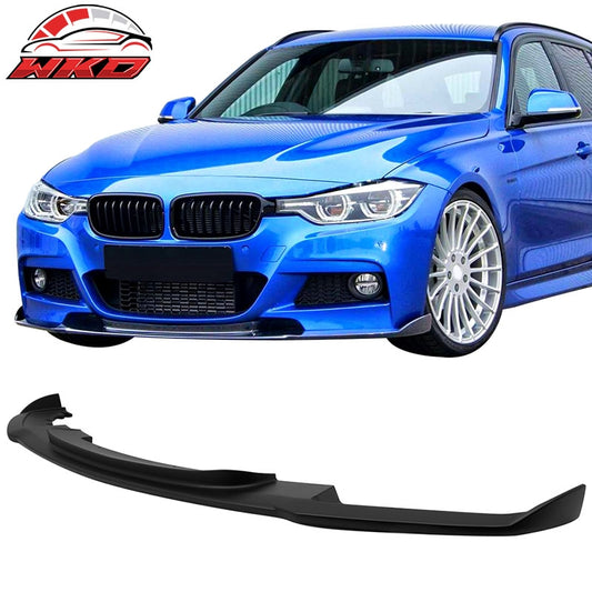 Wholesale 12-18 BMW F30 3 Series M Sport HM Style Front Bumper Lip Matte Black ABS