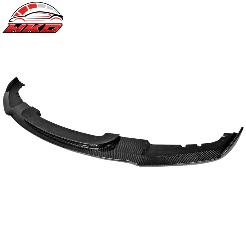 Fits 12-18 BMW F30 3 Series M Sport HM Style Front Bumper Lip Matte Carbon Fiber