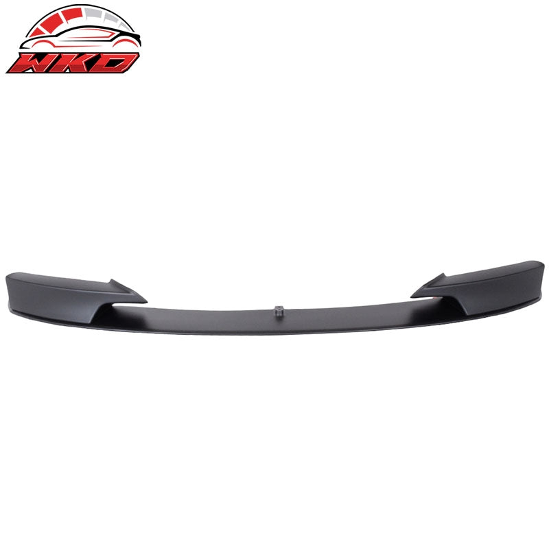 Fits 12-18 BMW F30 3 Series M Style Front Bumper Lip Unpainted Black - PP