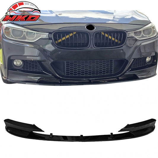 Wholesale 12-19 BMW F30 F31 3 Series 4-Door MP Style Front Bumper Lip Gloss Black ABS - Wikond Auto