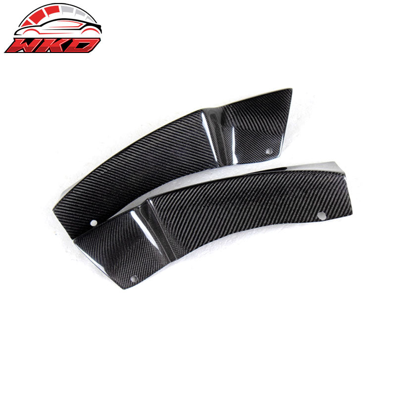Fits 12-18 BMW 3 Series F30 M Sport MP Style Front Bumper Lip Matte Carbon Fiber