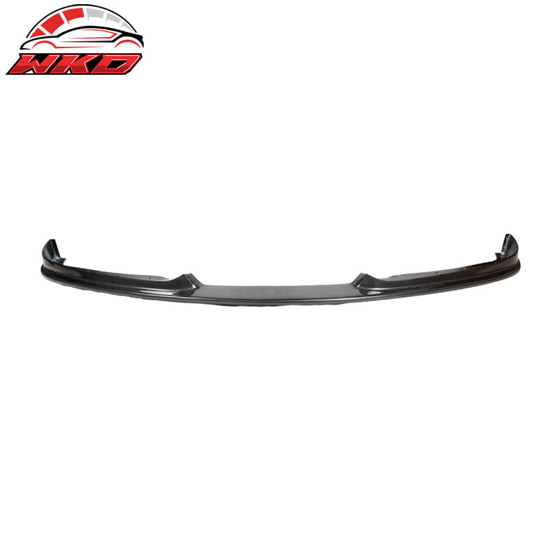Fits 12-15 BMW F30 Standard Bumper H Style Front Lip Carbon Fiber