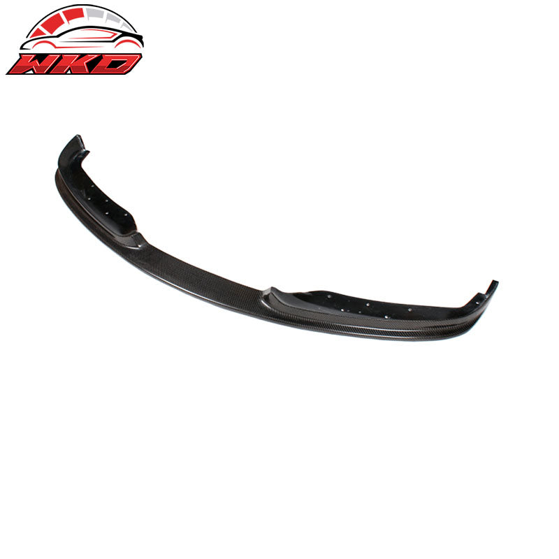 Fits 12-15 BMW F30 Standard Bumper H Style Front Lip Carbon Fiber