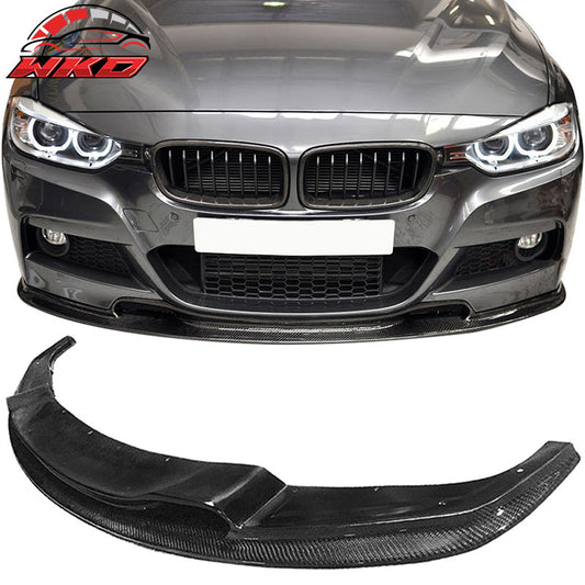 Wholesale 12-18 BMW F30 F31 M-Tech M-Sport VR Front Bumper Lip Matte Carbon Fiber