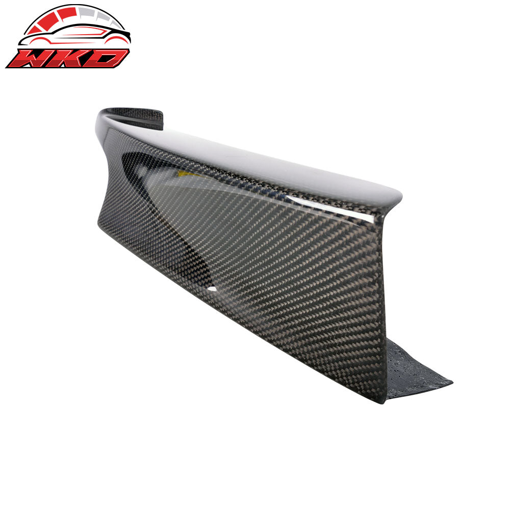 Fits 12-18 BMW F30 Sedan M-Sport Only Front Lip Splitters - Matte Carbon Fiber