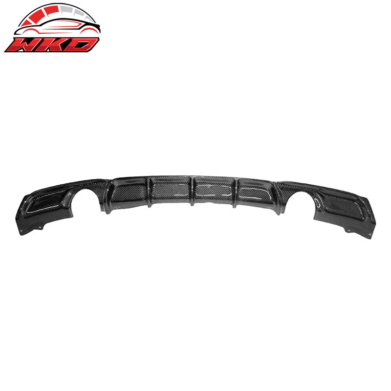 Wholesale 12-18 BMW F30 335 MT Sport P Style Rear Diffuser Dual Exhaust Carbon Fiber