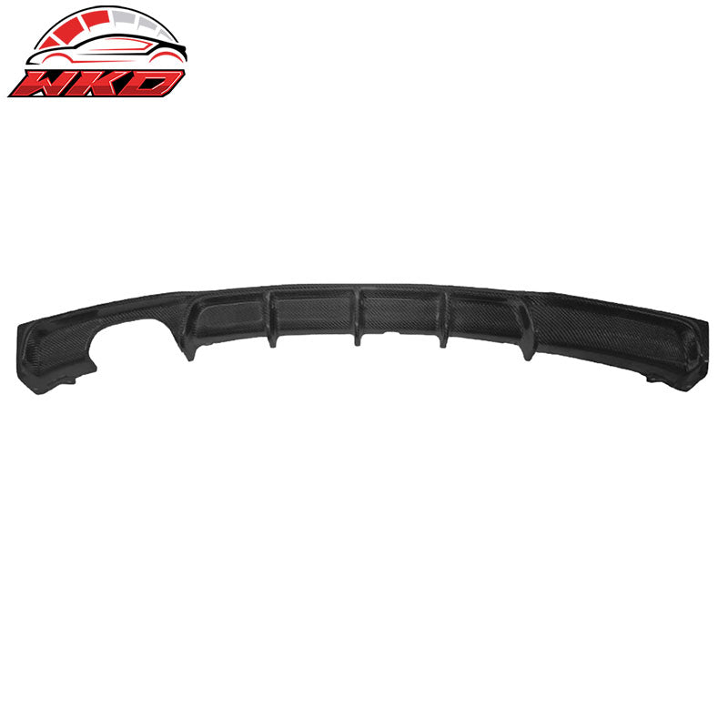 Wholesale 12-18 BMW F30 M-Tech M Sport DP Style Rear Lip Diffuser Matte Carbon Fiber