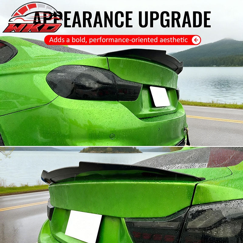 Fits 14-20 BMW F32 4-Series Coupe PSM Style Rear Trunk Spoiler Wing Matte Black