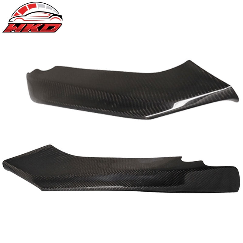 Fits 14-20 BMW F32 F33 F36 4-Series M Sport Front Bumper Lip Matte Carbon Fiber