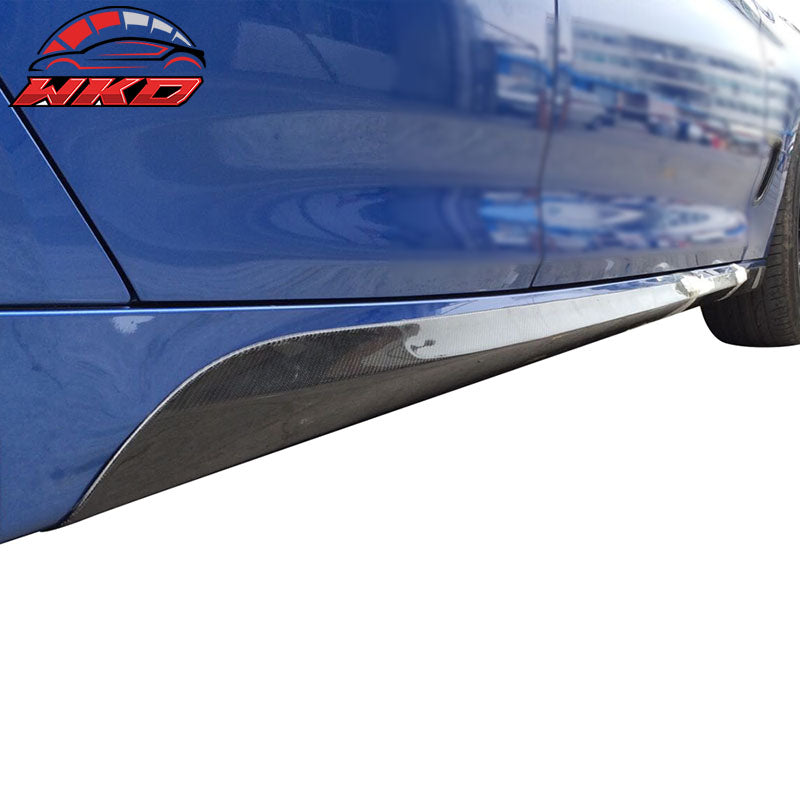 Fits 14-18 BMW 3-Series F34 GT M Sport JC Style Side Skirts Matte Carbon Fiber