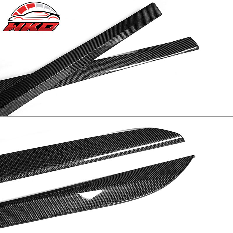 Fits 14-18 BMW 3-Series F34 GT M Sport JC Style Side Skirts Matte Carbon Fiber