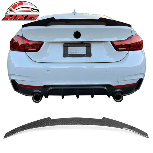 Wholesale For 15-20 BMW F36 4-Series Gran Coupe M4 Style Trunk Spoiler Carbon Fiber Print - Wikond Auto