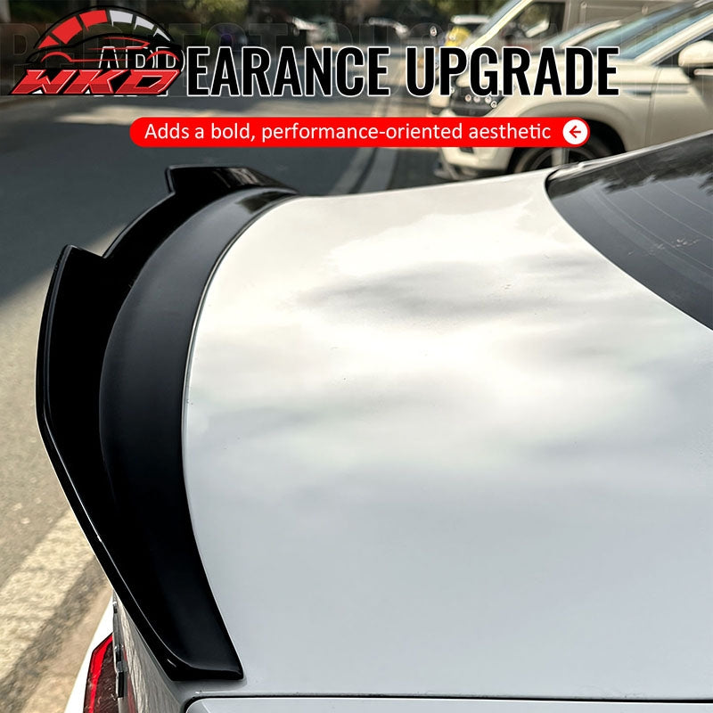 Fits 2015-2020 BMW F36 4-Series Gran Coupe PSM Trunk Spoiler Gloss Black ABS