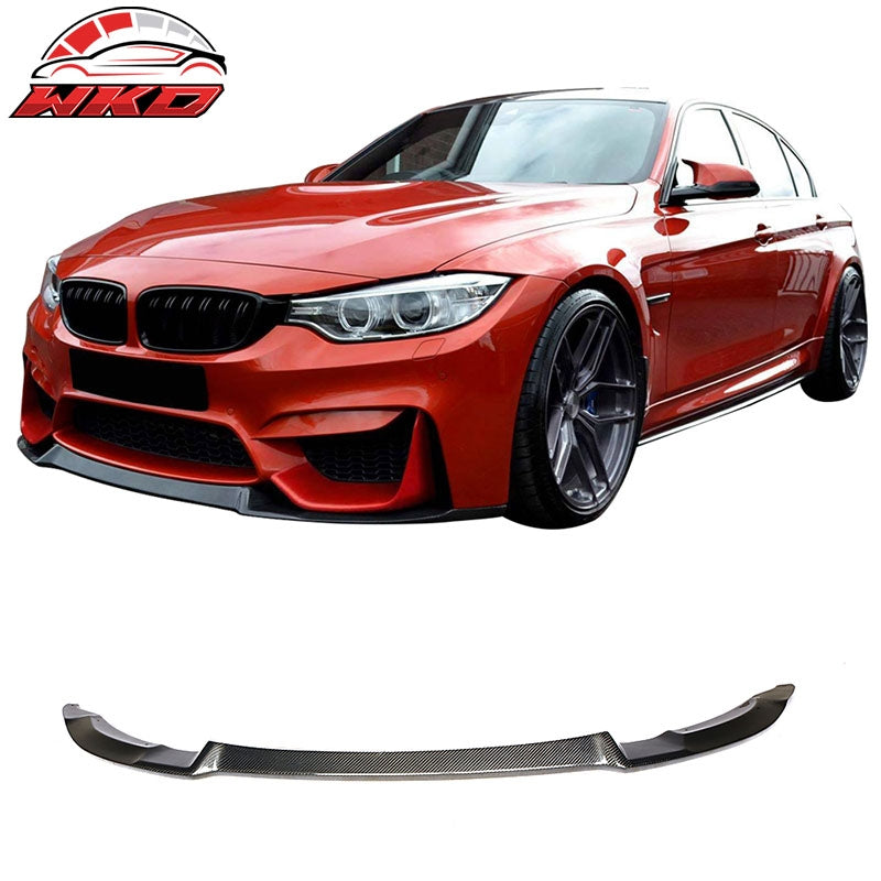 Wholesale 15-20 BMW F80 M3 F82 F83 M4 CS Style Front Bumper Lip Spoiler Carbon Fiber