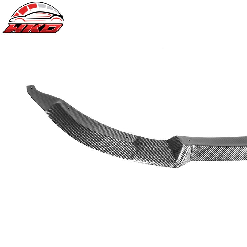 Fits 15-20 BMW F80 M3 F82 F83 M4 CS Style Front Bumper Lip Spoiler Carbon Fiber