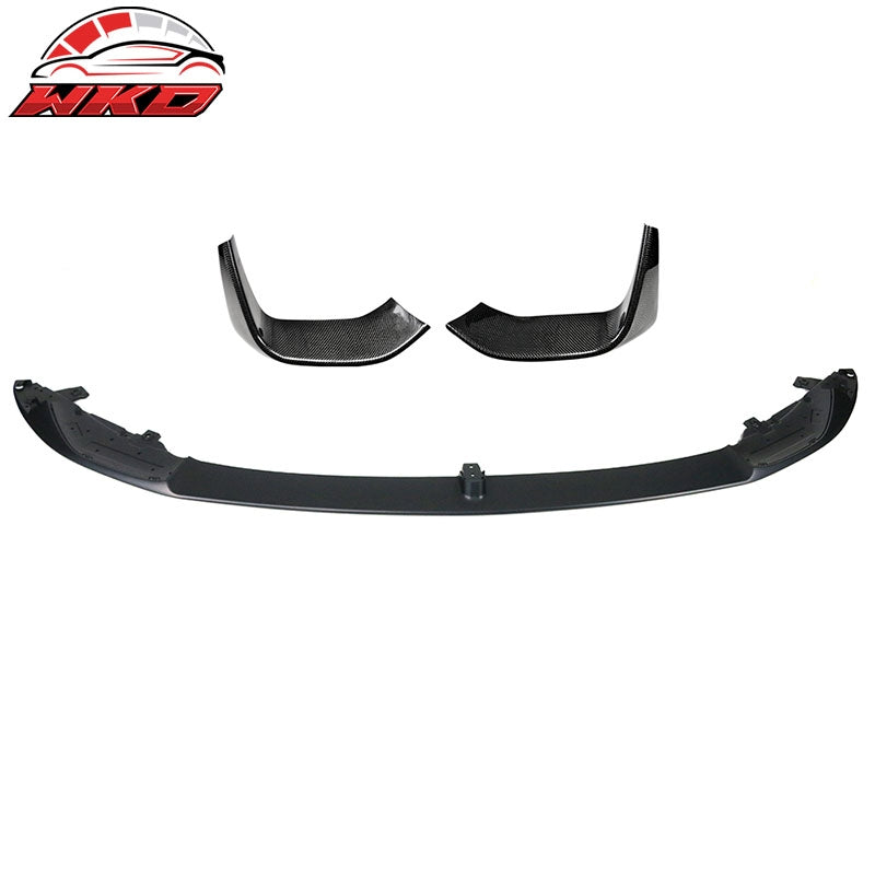 Wholesale 15-20 BMW F82 F80 M3 M4 Carbon Fiber Side Splitters + Front Bumper Lip PP