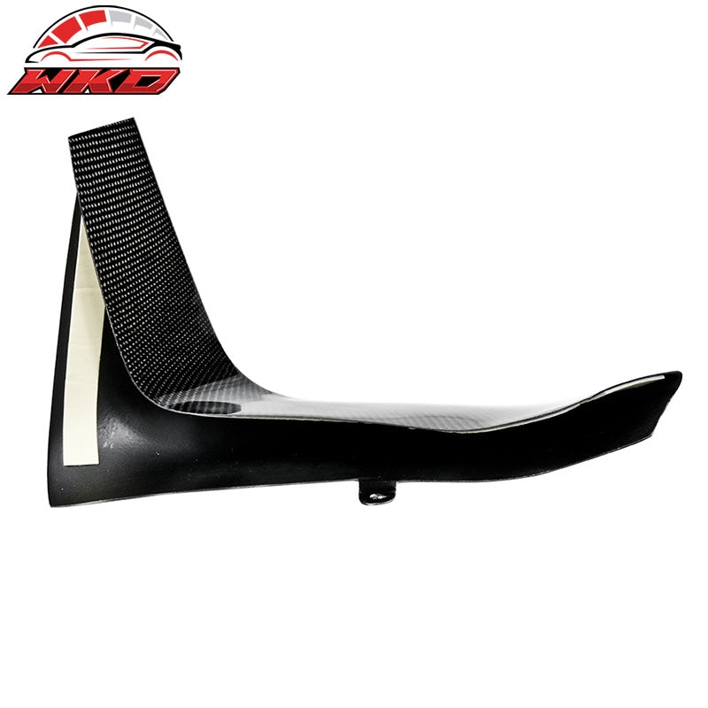 Fits 15-20 BMW F82 F80 M3 M4 Carbon Fiber Side Splitters + Front Bumper Lip PP