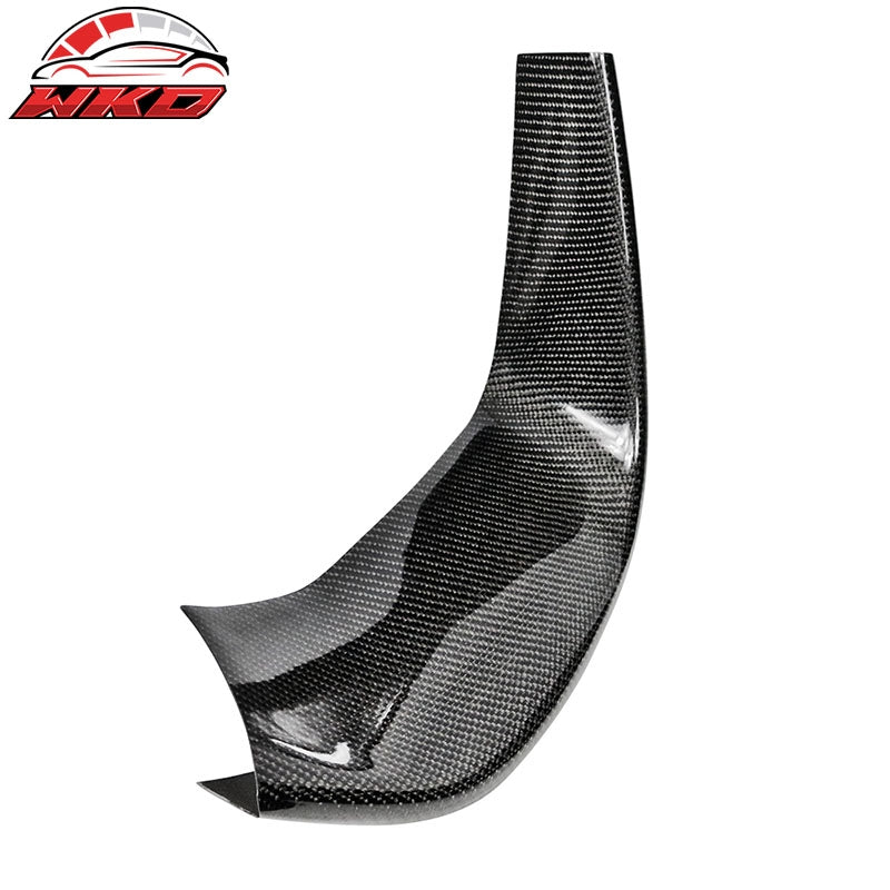 Fits 15-20 BMW F82 F80 M3 M4 Carbon Fiber Side Splitters + Front Bumper Lip PP