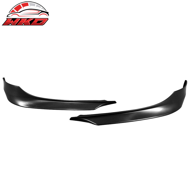 Fits 09-12 BMW E90 3-Series OE Style 2PC Front Bumper Lip Splitters PP Unpainted