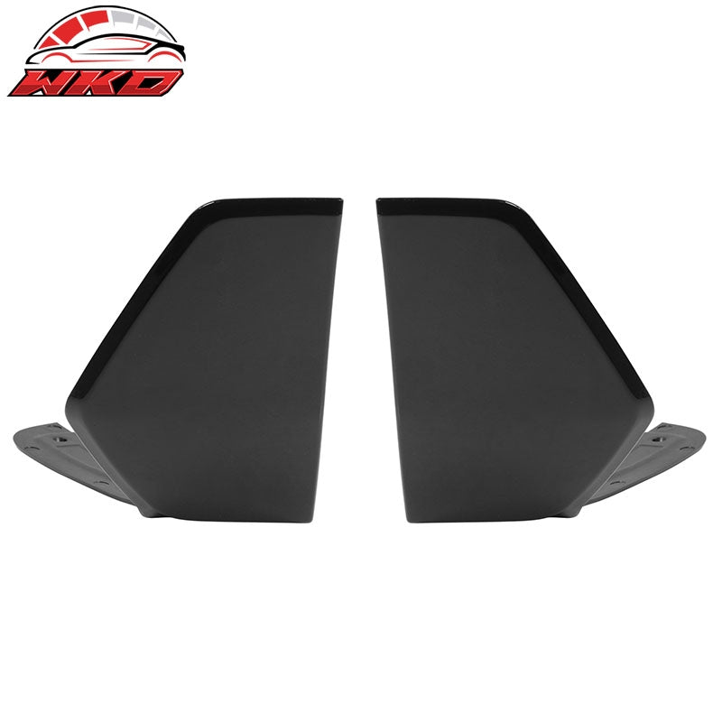 Fits 19-23 BMW G05 X5 M Sport 2PCS Front Bumper Lip Aprons MP Style Gloss Black