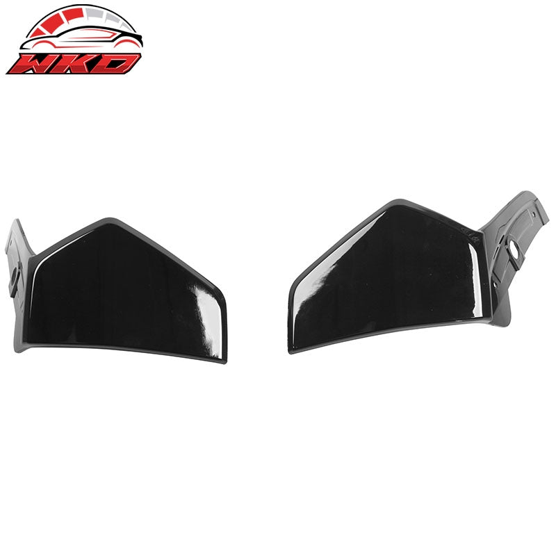 Fits 19-23 BMW G05 X5 M Sport 2PCS Front Bumper Lip Aprons MP Style Gloss Black