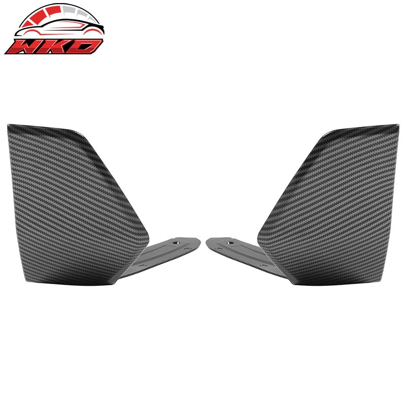 Fits 19-23 BMW G05 X5 M Sport MP Style 2PC Front Bumper Apron Carbon Fiber Print
