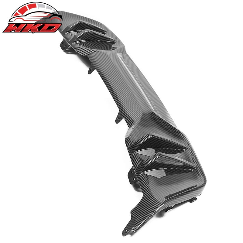 Fit 19-26 BMW G05 X5 M Sport MP Style Rear Bumper Diffuser PP Carbon Fiber Print