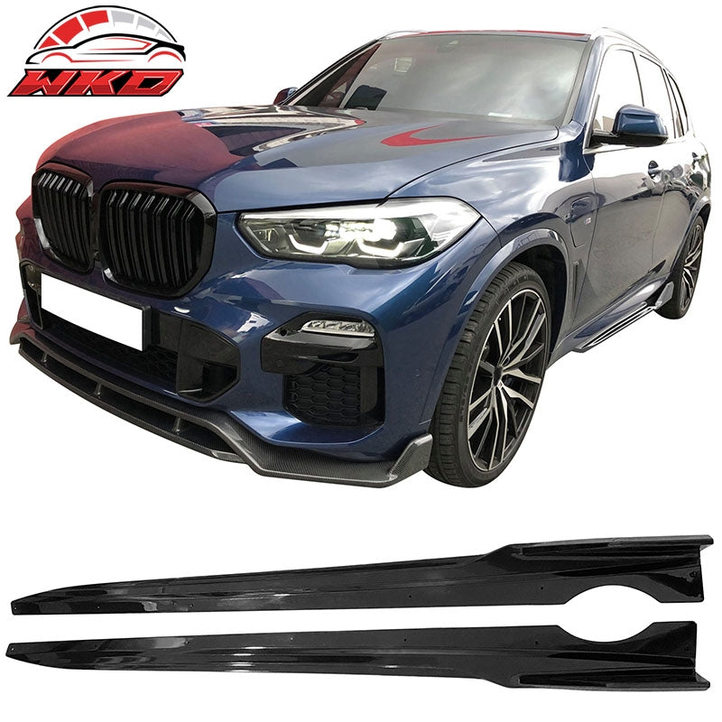 Wholesale 19-26 BMW G05 X5 M Sport Side Skirts Extension Panel PP Gloss Black 2PC
