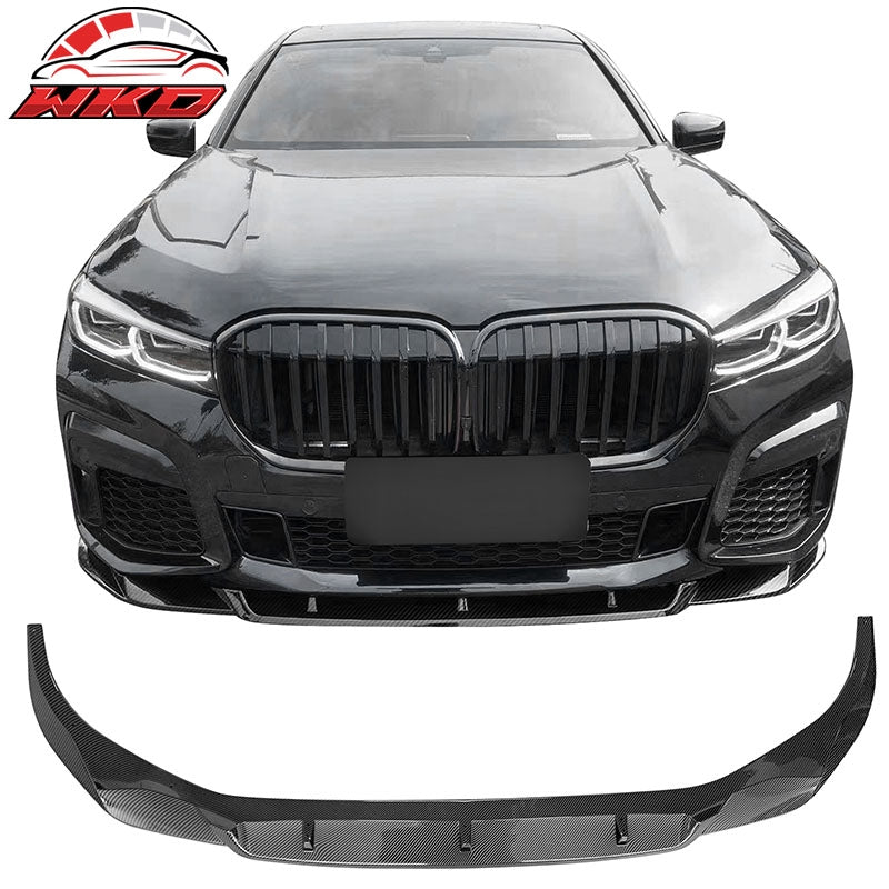Wholesale 20-22 BMW G12 7-Series IKON Style Front Bumper Lip PP Carbon Fiber Print