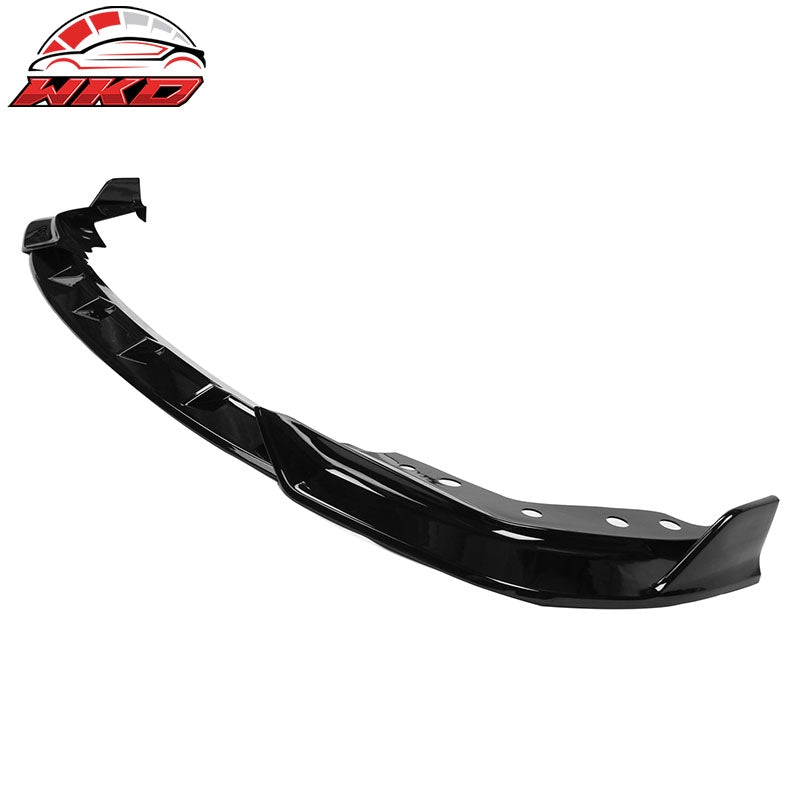Fits 19-22 BMW G20 3 Series 330i M Sport M340i Gloss Black Front Bumper Lip 3PCS