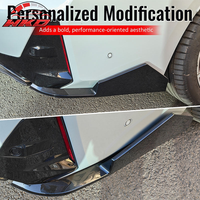 Wholesale 23-26 BMW G20 3-Series IKON Style Rear Bumper Side Corner Apron Gloss Black - Wikond Auto