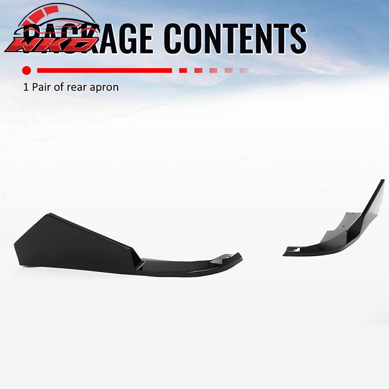 Wholesale 23-26 BMW G20 3-Series IKON Style Rear Bumper Side Corner Apron Gloss Black - Wikond Auto