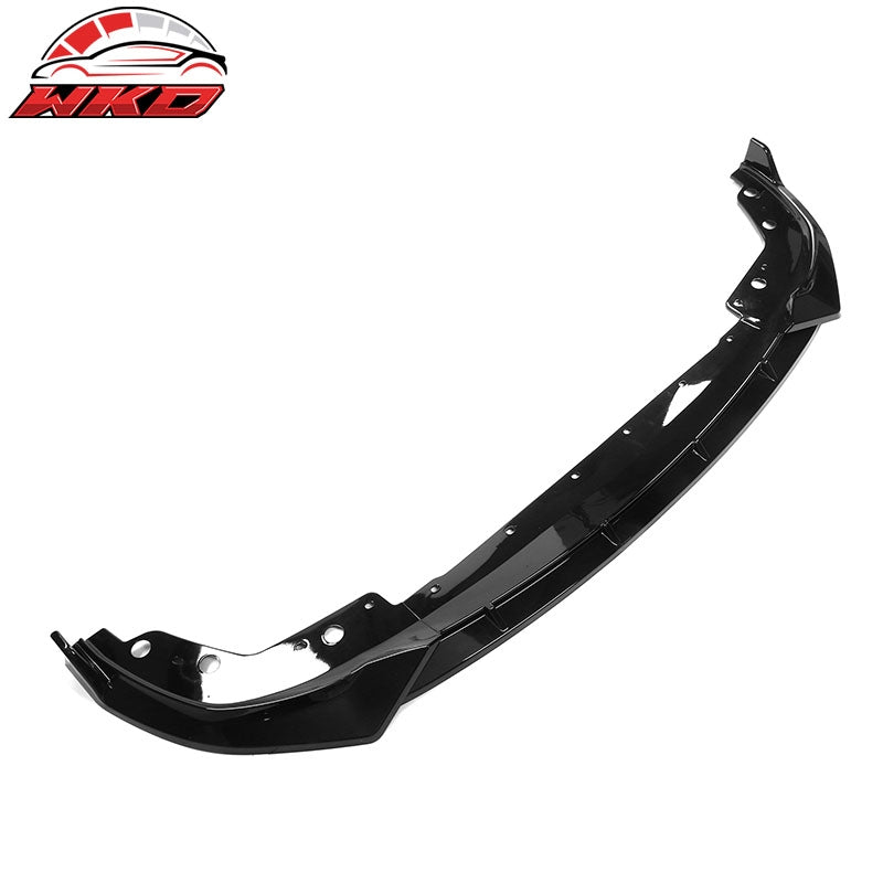 Fits 23-26 BMW G20 3 Series M Sport M340i IKON Front Bumper Lip Gloss Black - PP
