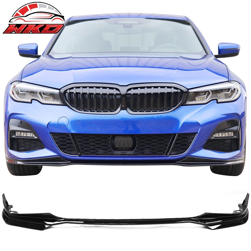 Wholesale 19-22 BMW G20 3 Series M-Tech M Sport Front Bumper Lip Gloss Black - PP