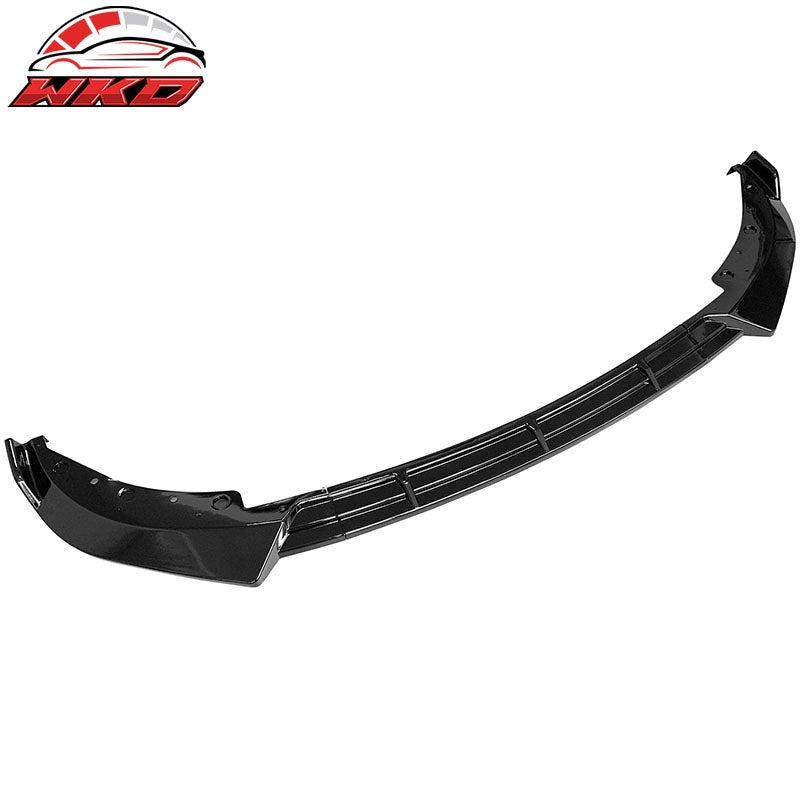 Fits 19-22 BMW G20 3 Series Sport Line Gloss Black Front Bumper Lip Spoiler 3PC