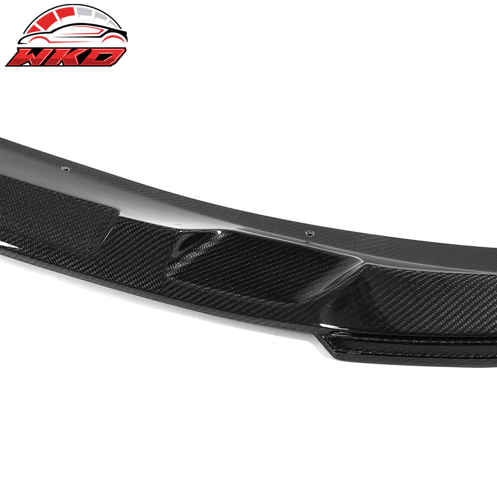 Fits 23-26 BMW G20 LCI M340i M Sport Carbon Fiber Front Bumper Lip 3D Style Kit