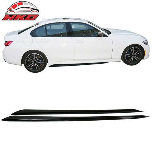 Wholesale 19-26 BMW G20 M Sport Bumper M-Performance Side Skirt Gloss Black 2PC - ABS