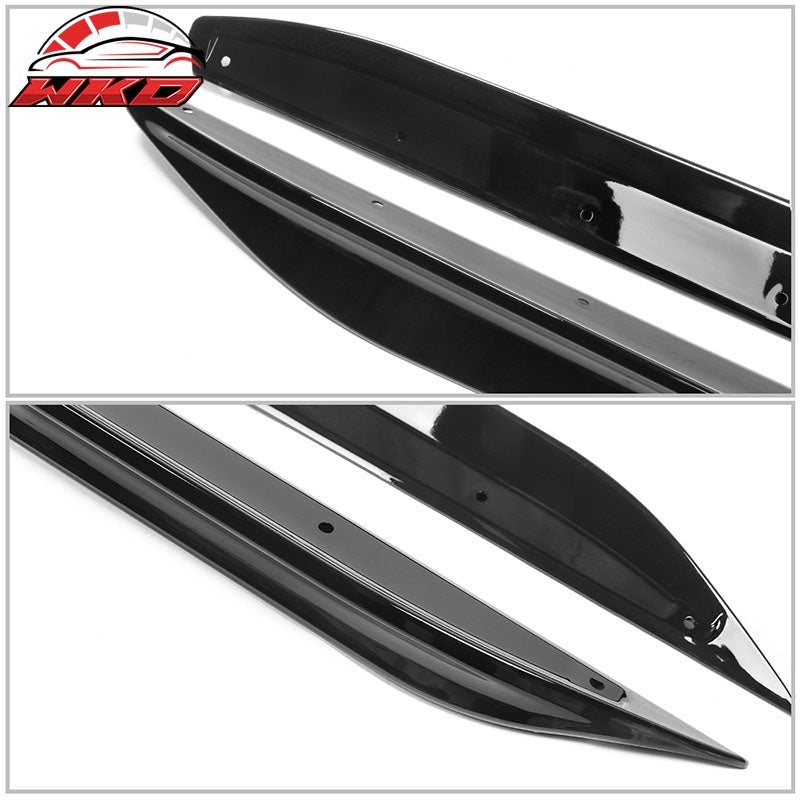 Fits 19-26 BMW G20 M Sport Bumper M-Performance Side Skirt Gloss Black 2PC - ABS