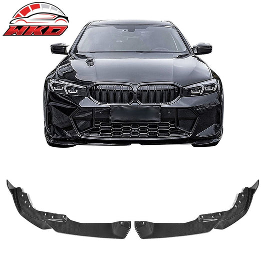 Wholesale Dry Carbon Fiber 23-26 BMW G20 M340i M Performance 2PC Front Bumper Lip