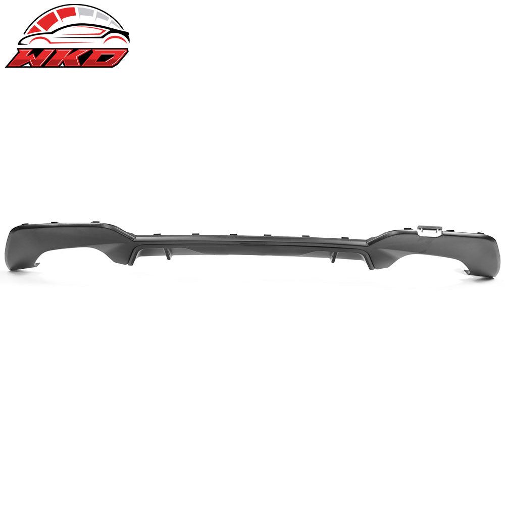 Fits 19-22 BMW G20 3 Serie 330i M Sport Rear Bumper Lip Diffuser PP Matte Black