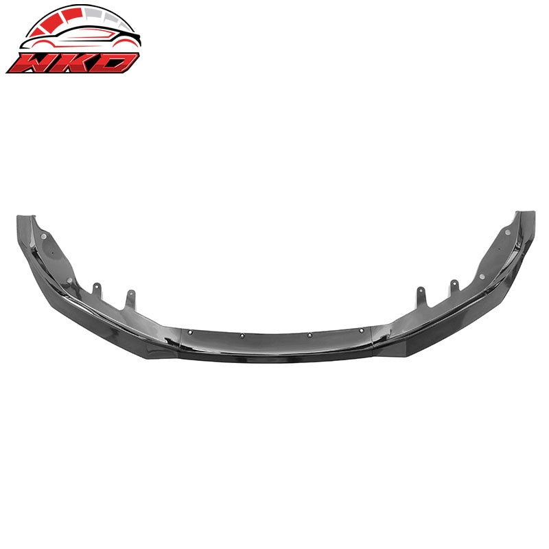 Fits 21-27 BMW G22 G23 4-Series M440i M Sport Front Bumper Lip Gloss Black - PP